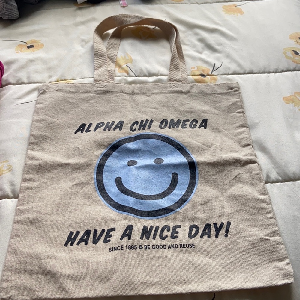 Alpha Chi Omega Tote Bag